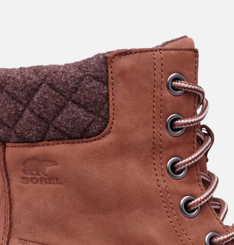 Sorel Kadın Slimpack™ Ii Lace Duck Mid - Yağmur Bot Kahverengi/Siyah - 762-YQJBGO